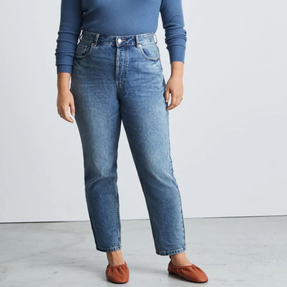 EVERLANE The Curvy’s 90 Cheeky Straight Jean 30 Crop